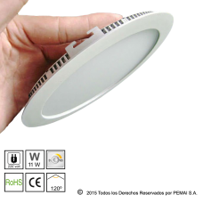Serie RD Ø 20 cm 11 Watt - Blanco Neutro